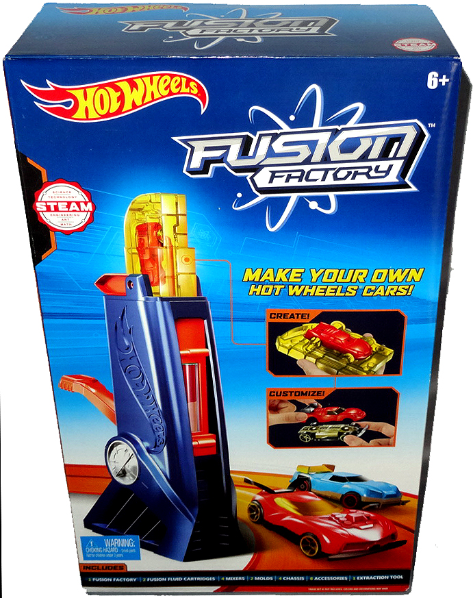 New Toy Racing Car Boys Girls Play Hot Wheels Fusion Factory Car Maker Ages 6